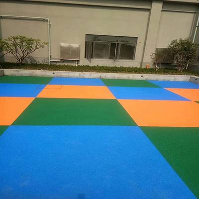 幼兒園塑膠地坪施工