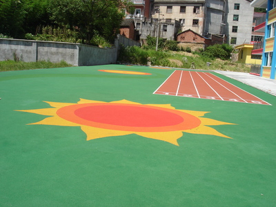 幼兒園塑膠場地圖案_幼兒網